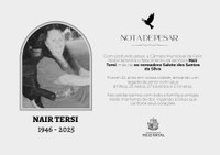 Câmara de Feliz Natal lamenta falecimento de Nair Tersi, mãe da ex-vereadora Salete dos Santos