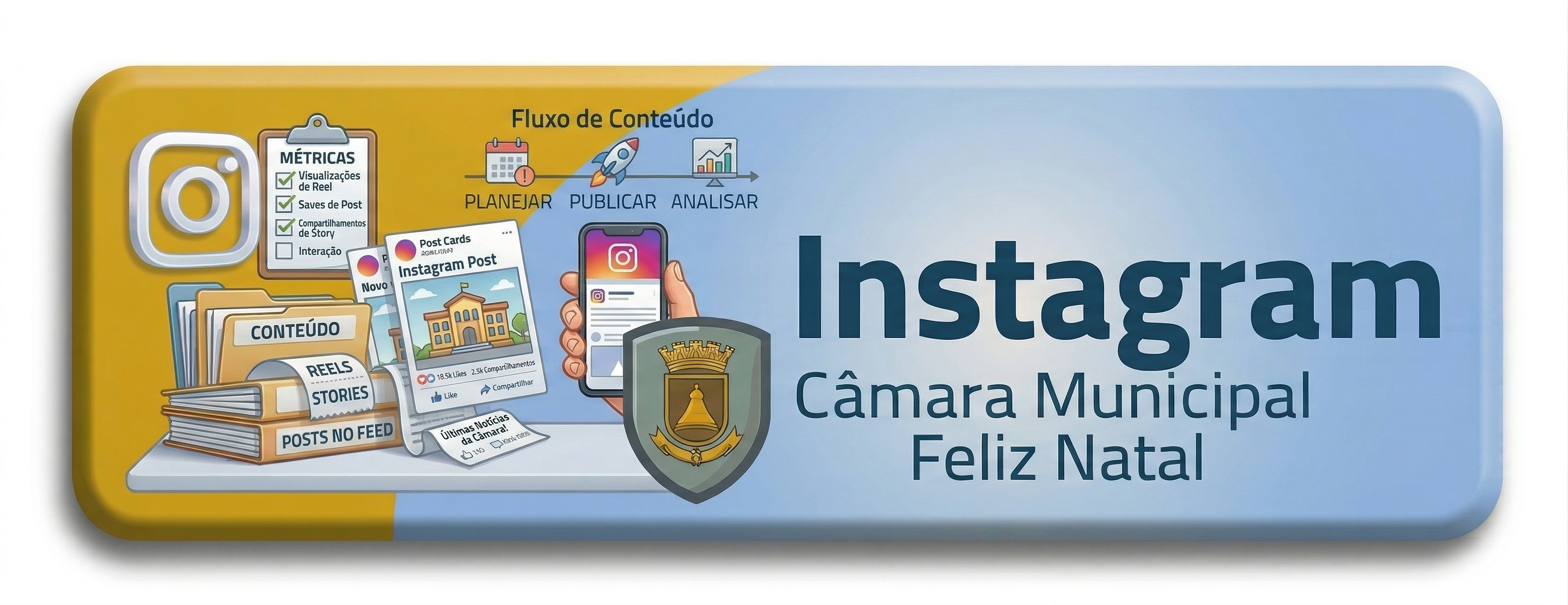 Canal do Instagram da Câmara Municipal de Feliz natal