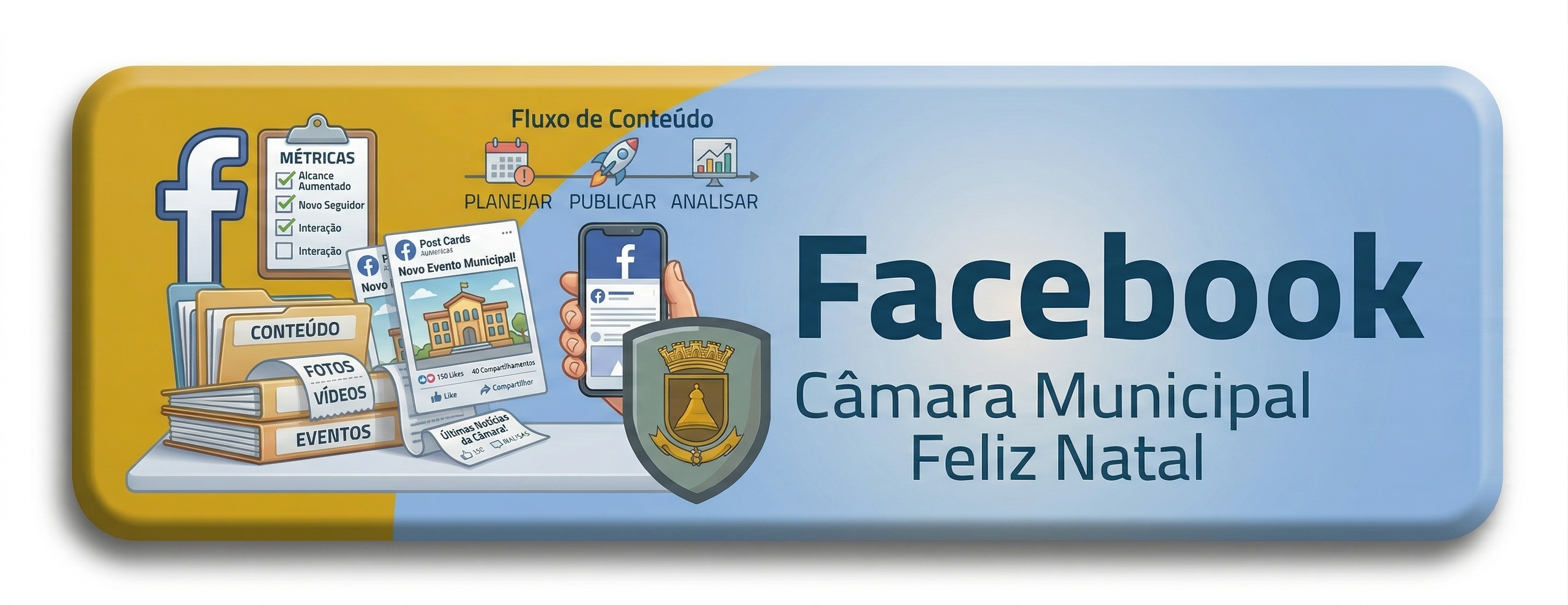 Canal do Facebook da Câmara Municipal de Feliz natal